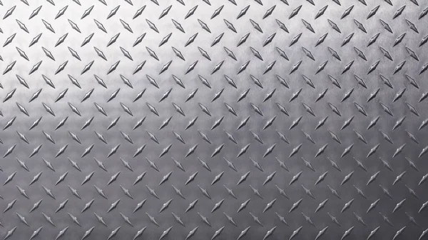 Серебристая Текстура Алмазным Рисунком Хром Металл Фон — стоковое фото
