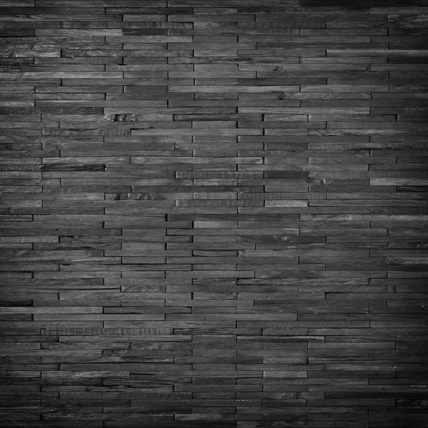 Zwarte Plank Wandpaneel Donker Hout Textuur Achtergrond — Stockfoto