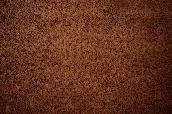 Sfondo Texture Pelle Marrone Vera Pelle Scura — Foto Stock