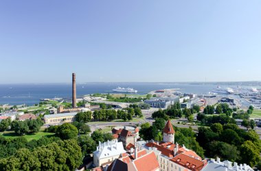 Eski kasaba tallin Estonya