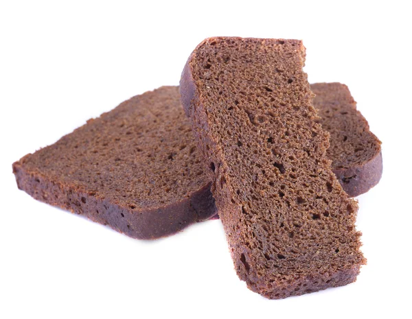 Três crostas de pão de centeio — Fotografia de Stock