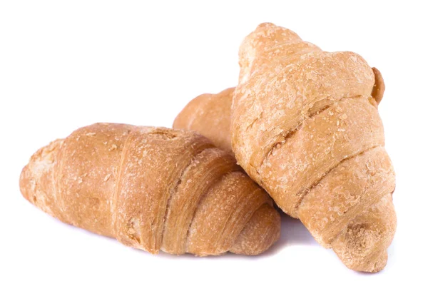 Croissanty izolované na bílém pozadí — Stock fotografie