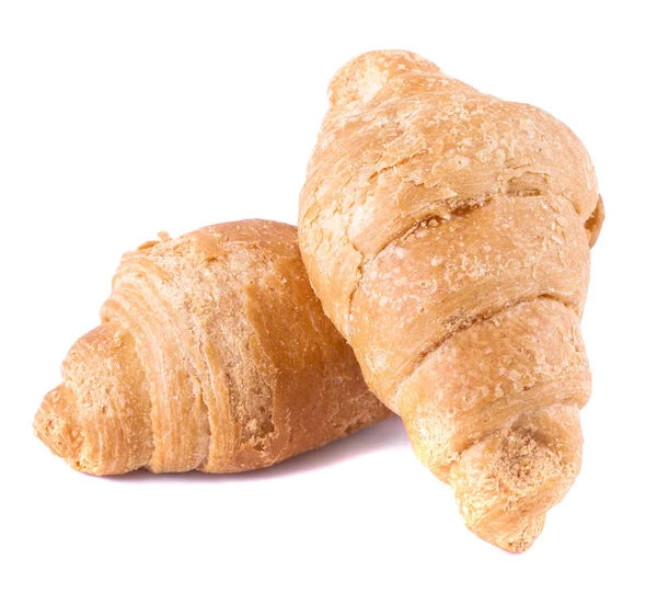 Croissanty izolované na bílém pozadí — Stock fotografie