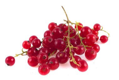 Frenk üzümü çilek, beyaz zemin üzerine izole