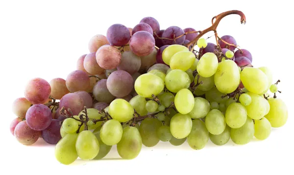 Bunches of grapes, isolated on white background — Stock Photo, Image