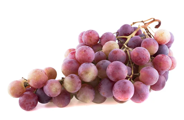 Bando de uvas isoladas sobre fundo branco — Fotografia de Stock