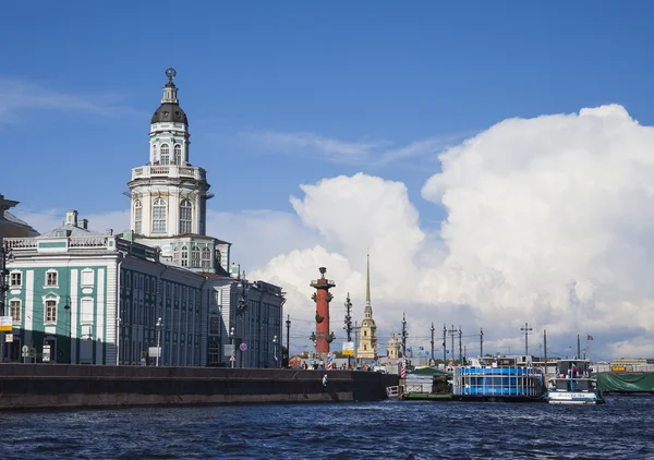 Russia. St. Petersburg. View of the Cabinet of Curiosities, the city islands and the Peter and Paul Fortress