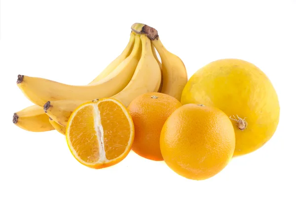 Yellow fruit on a white background — Stock Photo, Image