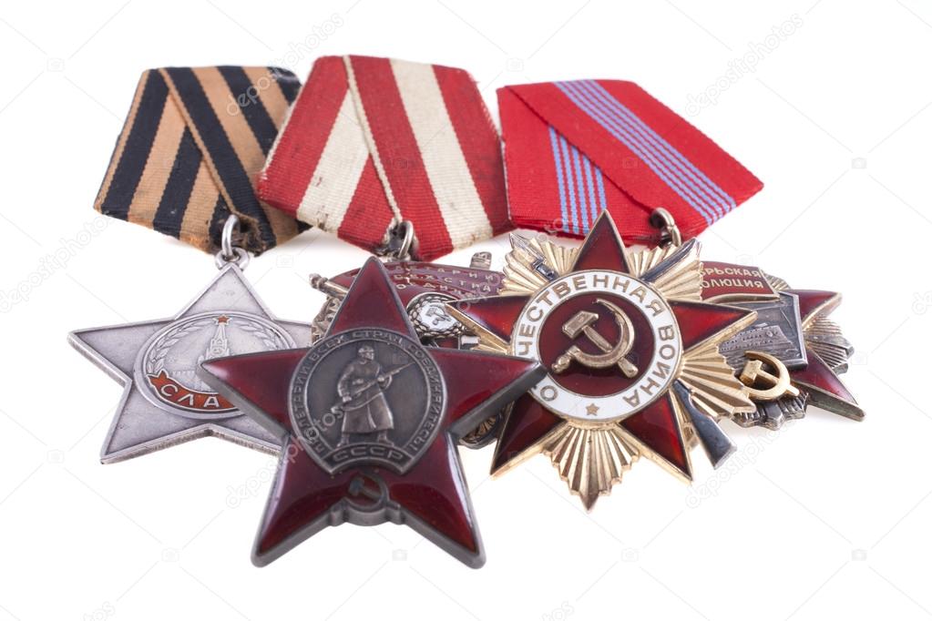 Awards of the USSR. Orders of the Great Patriotic War 1st and 2nd degree and the Order of the Red Star