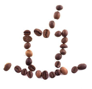 laid fincan kahve çekirdekleri