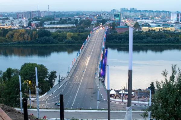Россия Нижний Новгород Канавинский Мост — стоковое фото