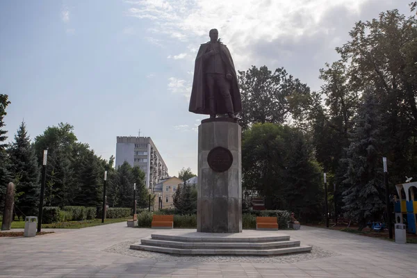 Nizhny Novgorod Escultura Piloto Pyotr Nikolaevich Nesterov — Foto de Stock