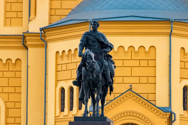 Rusland Nizjni Novgorod Zicht Kathedraal Van Heilige Heilige Prins Alexander — Stockfoto