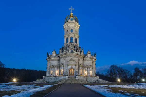 Rusko Dubrovitsy Moskevská Oblast Kostel Znamení Panny Marie Panství Dubrovitsy — Stock fotografie