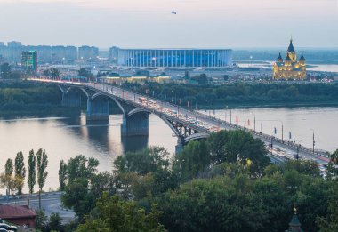 - Rusya. Nizhny Novgorod. Kanavinsky Köprüsü