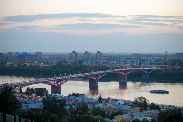 Russia Nizhny Novgorod Kanavinsky Bridge — Stock Photo, Image