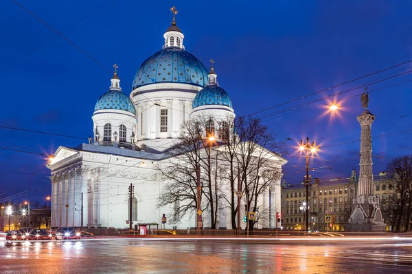 Rusko Katedrála Trojice Městě Petrohrad — Stock fotografie