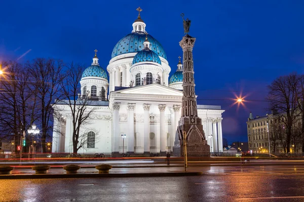 Rusko Katedrála Trojice Městě Petrohrad — Stock fotografie