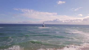 Rattray Head ve Kuzey Doğu İskoç sahil şeridindeki deniz feneri.