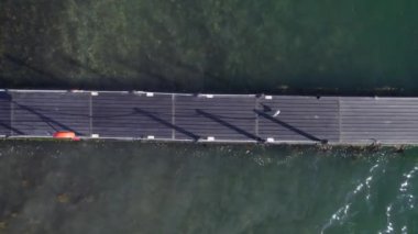 Özel Jetty 'nin Kuş Gözü Görünümü