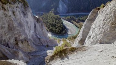 Harabe İsviçre 'nin Büyük Kanyonu Havadan Görüldü