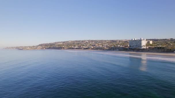 San Diego Pasifik Sahili Nde Gün Doğumu — Stok video