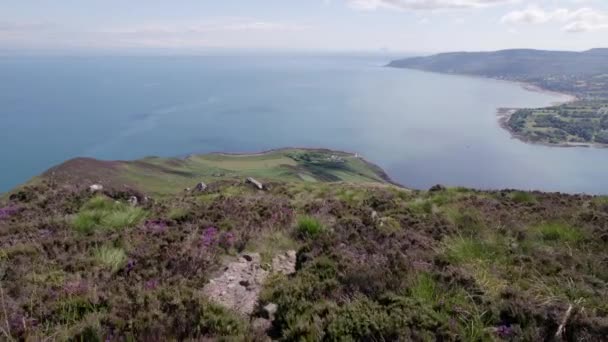 Bellissimo Paesaggio Viste Dalla Cima Dell Isola Santa Scozia — Video Stock