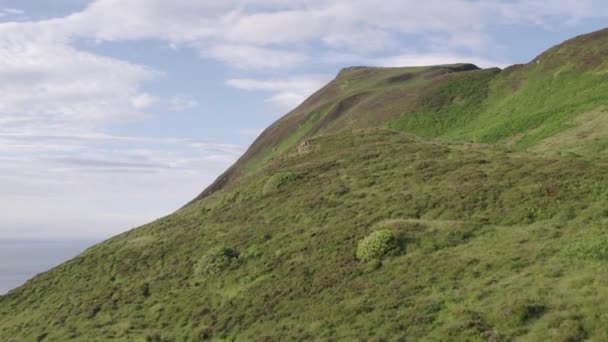 Vue Paysage Écossais Montagneux Sur Île Sainte — Video