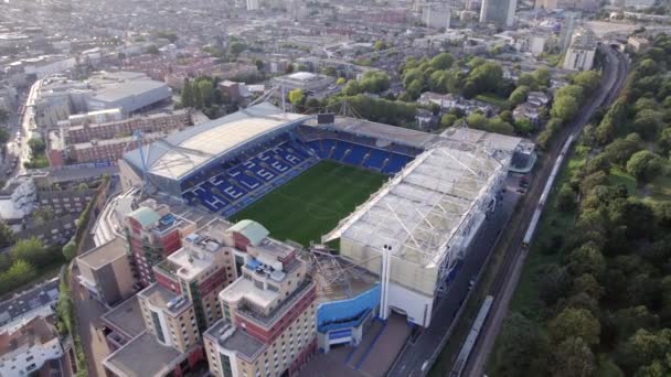 Místa Stadionu Stamford Bridge Chelsea Football Club — Stock video