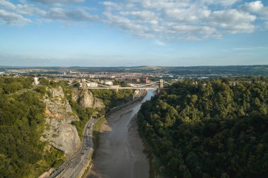 Bristol İngiltere 'deki Clifton Askı Köprüsü
