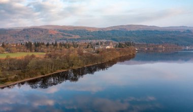 Fort Augustus Loch Ness İskoçya sahillerinde