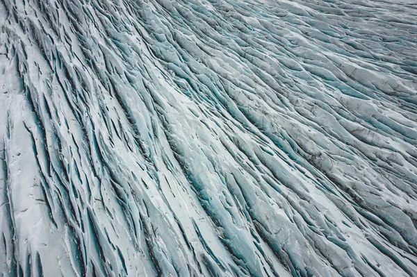Παγετώνες Και Ρωγμές Παγετώνων Στην Ισλανδία — Φωτογραφία Αρχείου