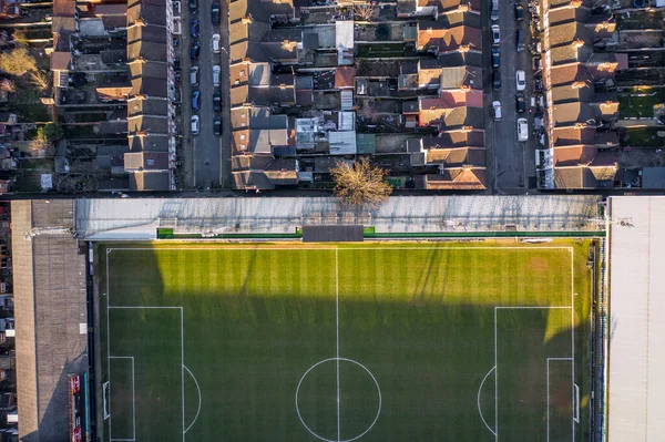 Luton Town Futbol Kulübü Kenilworth Yolu Stadyumu Hava Görüntüsü