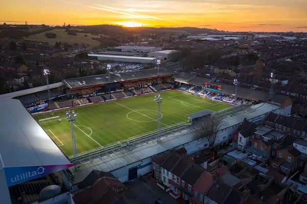 Luton Town Football Club Veduta Aerea Dello Stadio Kenilworth Road — Foto Stock