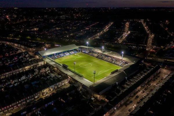 Luton Town Football Club Aerial View of Kenilworth Road Stadium