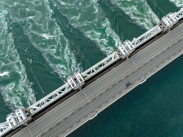 East Scheldt Storm Surge Barrier Στις Κάτω Χώρες — Φωτογραφία Αρχείου