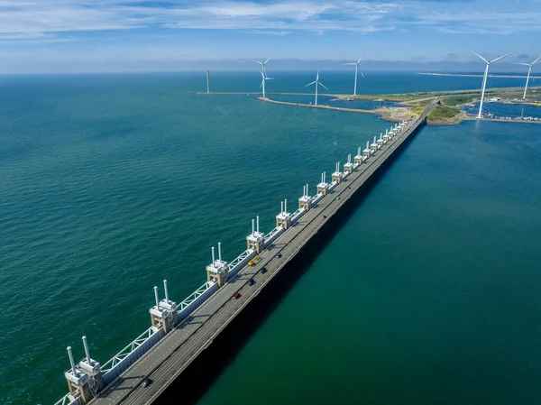 Eastern Scheldt Storm Surge Barrier in the Netherlands