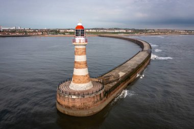Roker Sunderland 'daki deniz feneri Limanın Ağzı' nda.