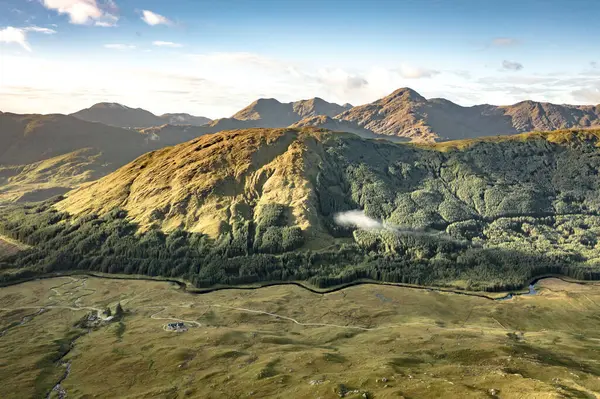 Montagnes Forêts Paysage Écossais — Photo