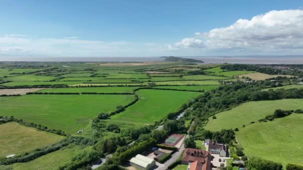 Landschaft Rund Weston Super Mare Großbritannien — Stockvideo