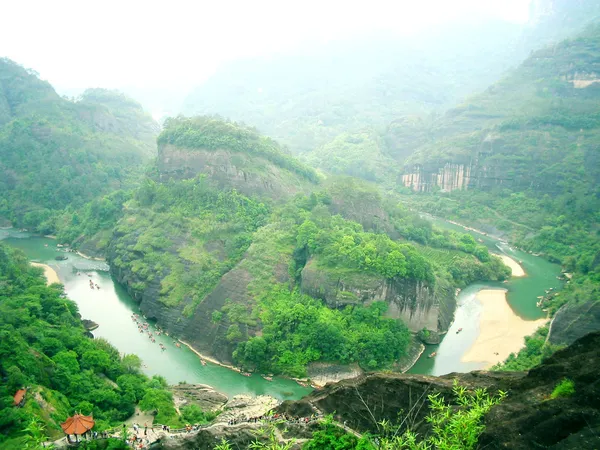 Wuyishan natura pejzaż — Zdjęcie stockowe