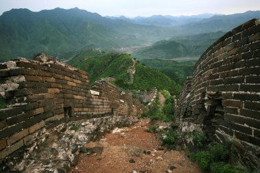 orijinal ekolojik duvar duvar doğal bir spot, Çin