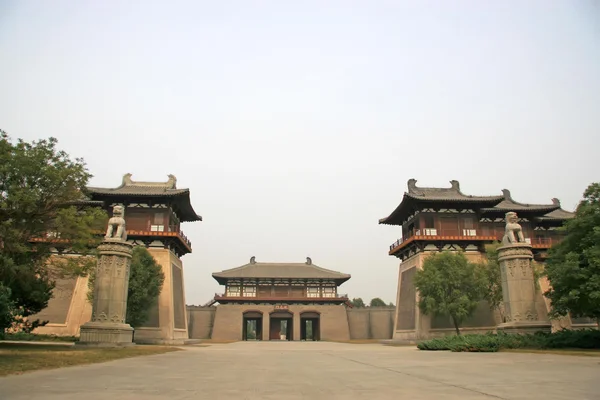 Paisaje de arquitectura antigua china —  Fotos de Stock