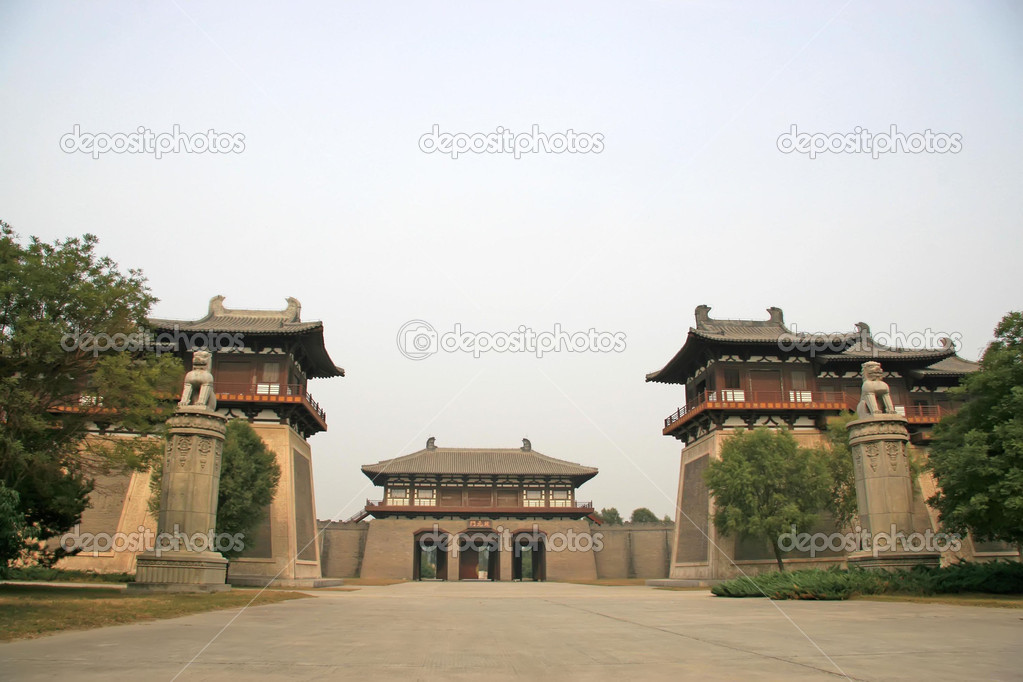 Chinese ancient architecture landscape