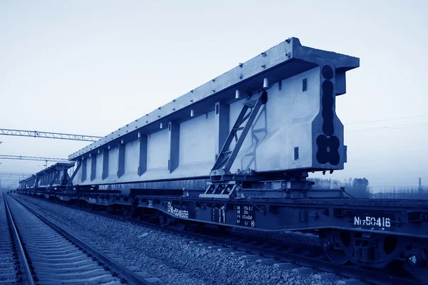 Railway transportation artery in north China — Stock Photo, Image