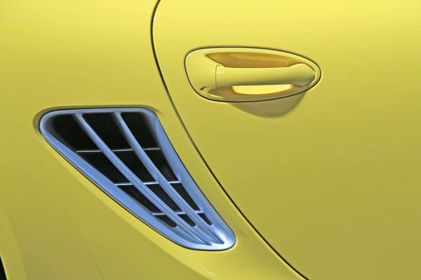 Contemporary car door handle — Stock Photo, Image