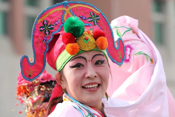 Yangko разноцветный facebook в Северном Китае — стоковое фото