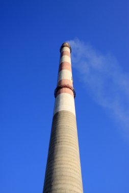 smoke billowed from the chimney clipart