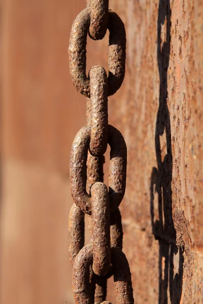 錆の鉄の鎖 — ストック写真