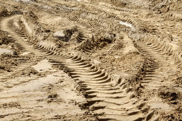 Trab im Sand — Stockfoto